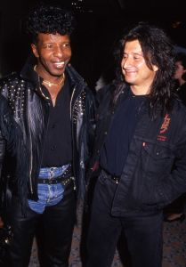 Sly Stone, Steve Perry 1990 LA.jpg